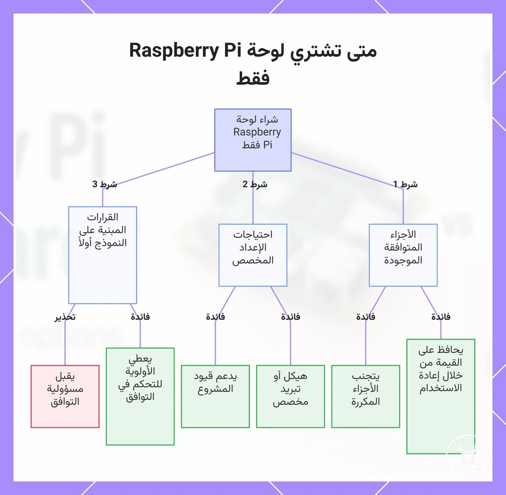 متى تشتري لوحة Raspberry Pi فقط