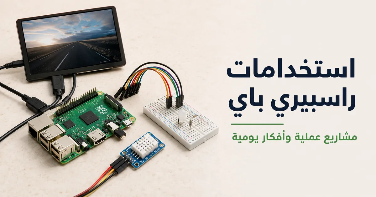 راسبيري باي موصول بملحقات لمشاريع منزلية وتعليمية عملية