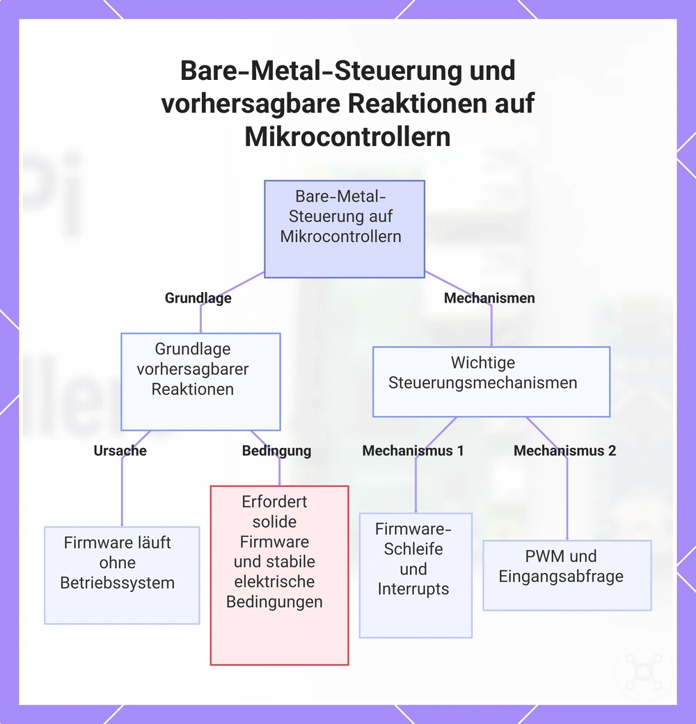 Bare-Metal-Steuerung und vorhersagbare Reaktionen auf Mikrocontrollern