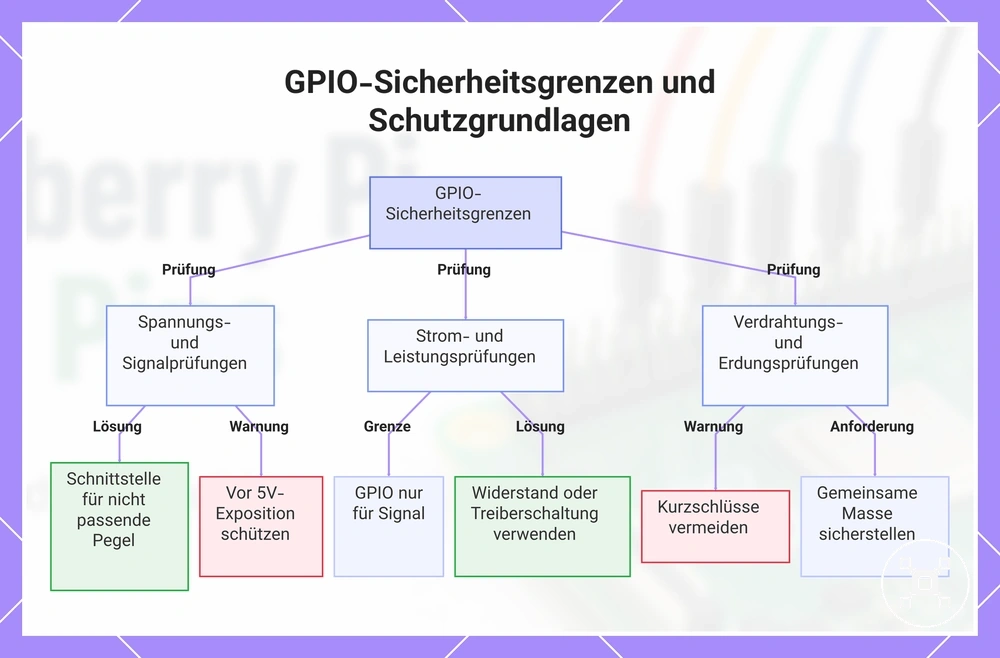 GPIO-Sicherheitsgrenzen und Schutzgrundlagen