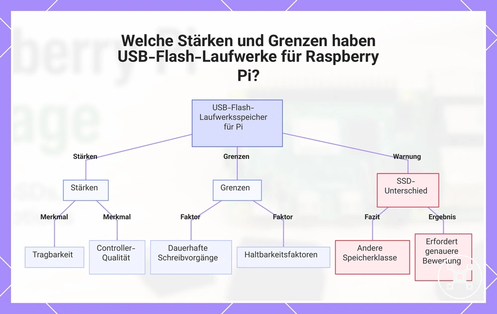 Welche Stärken und Grenzen haben USB-Flash-Laufwerke für Raspberry Pi?
