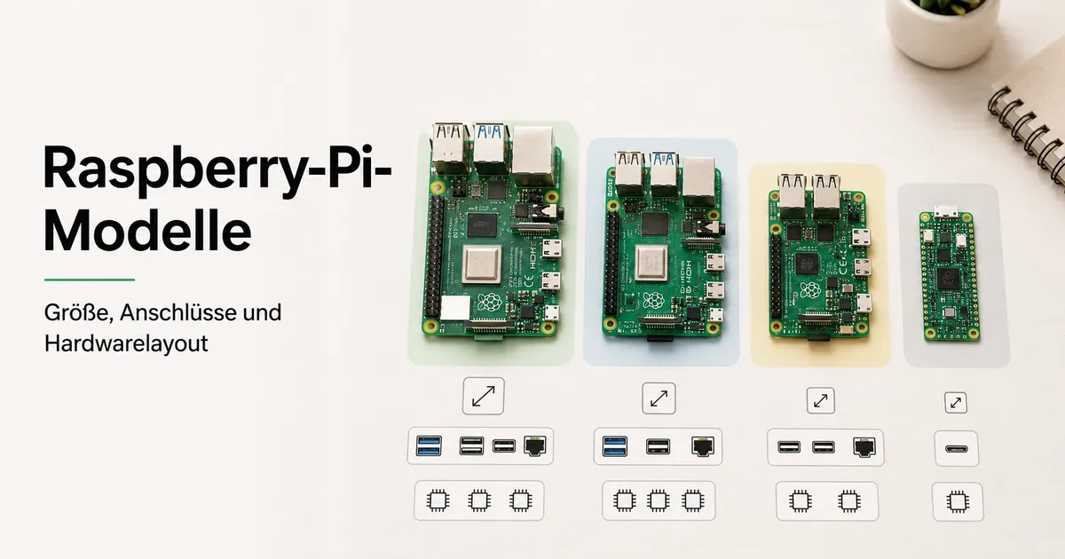 Raspberry-Pi-Platinen nach Größe, Anschlüssen und Hardwarelayout verglichen