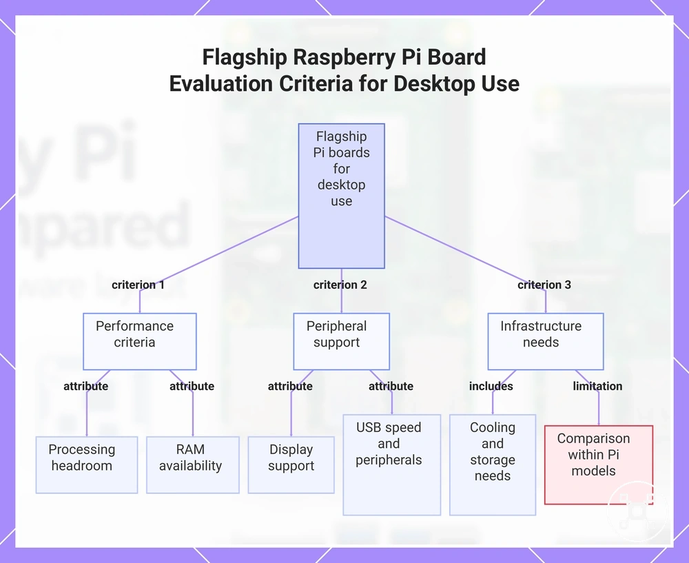 Flagship Raspberry Pi Board Evaluation Criteria for Desktop Use