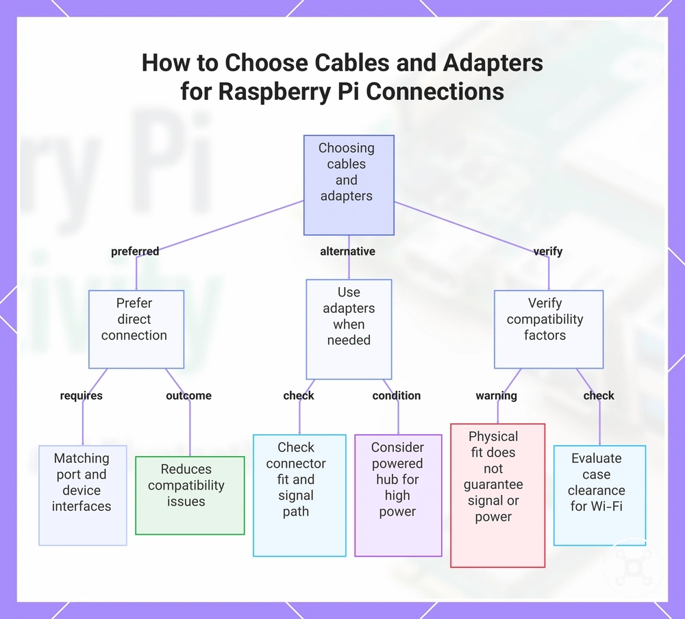 How to Choose Cables and Adapters for Raspberry Pi Connections