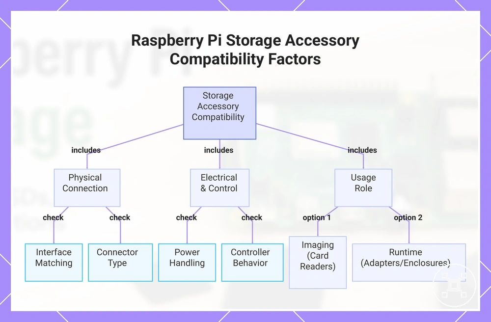 Raspberry Pi Storage Accessory Compatibility Factors