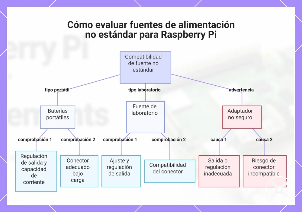 Cómo evaluar fuentes de alimentación no estándar para Raspberry Pi
