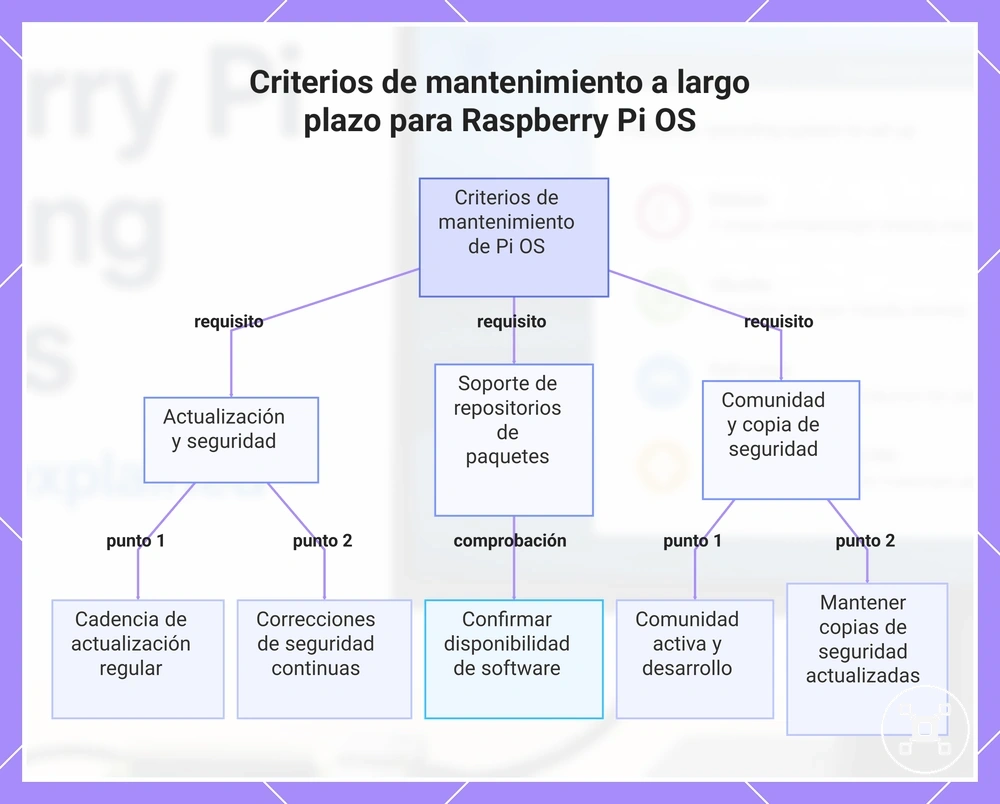 Criterios de mantenimiento a largo plazo para Raspberry Pi OS