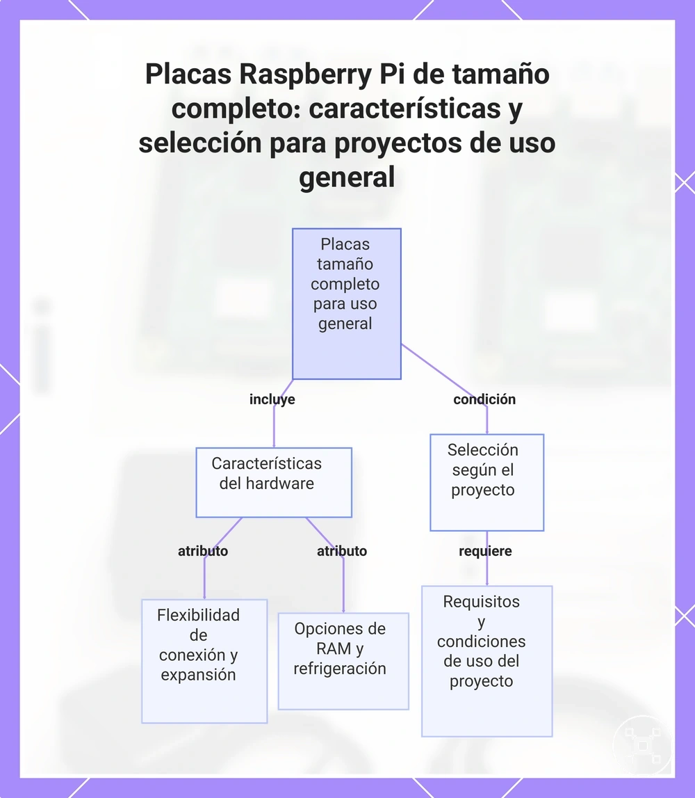 Placas Raspberry Pi de tamaño completo: características y selección para proyectos de uso general