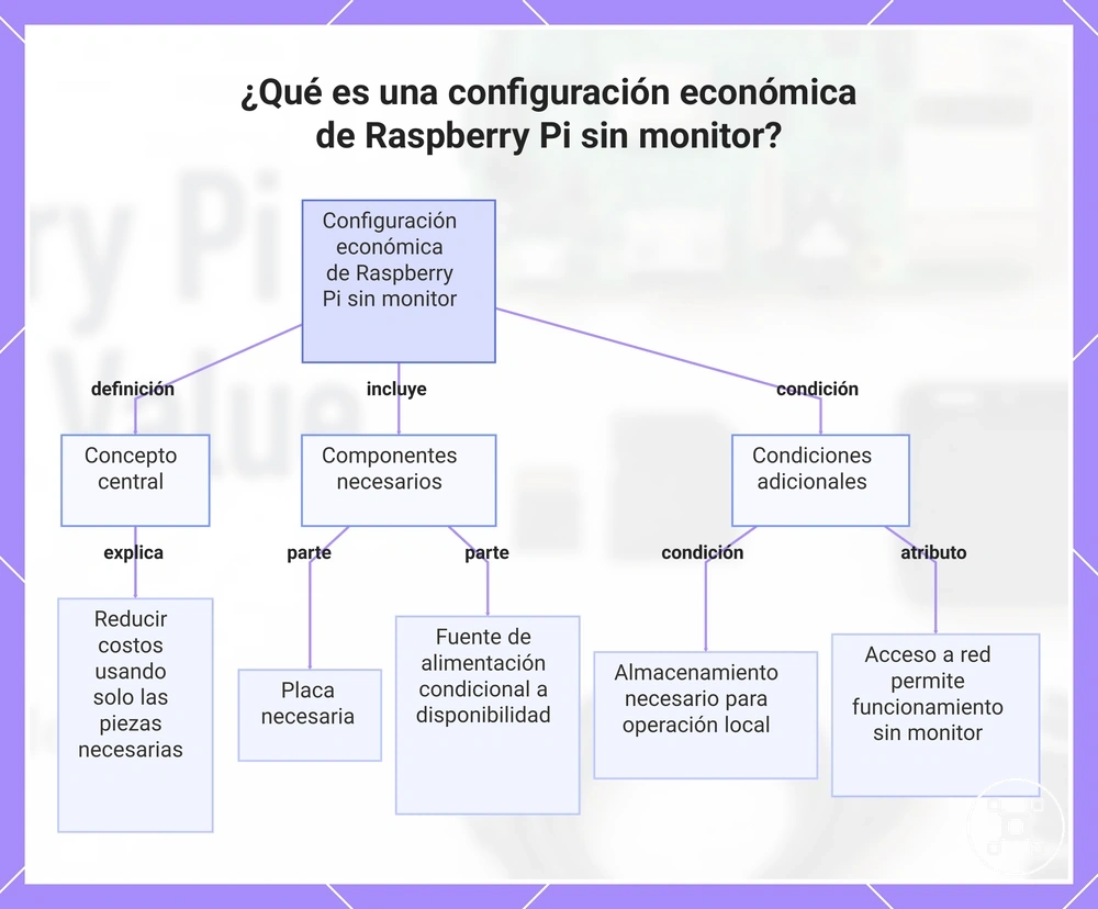 ¿Qué es una configuración económica de Raspberry Pi sin monitor?