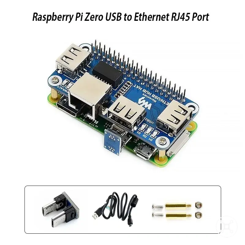 Carte HAT USB vers Ethernet RJ45 HUB pour Raspberry Pi