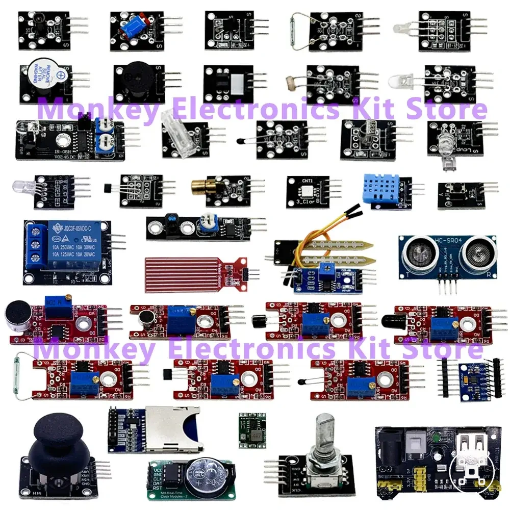 Kit débutant de modules capteurs pour projets Raspberry Pi et Arduino