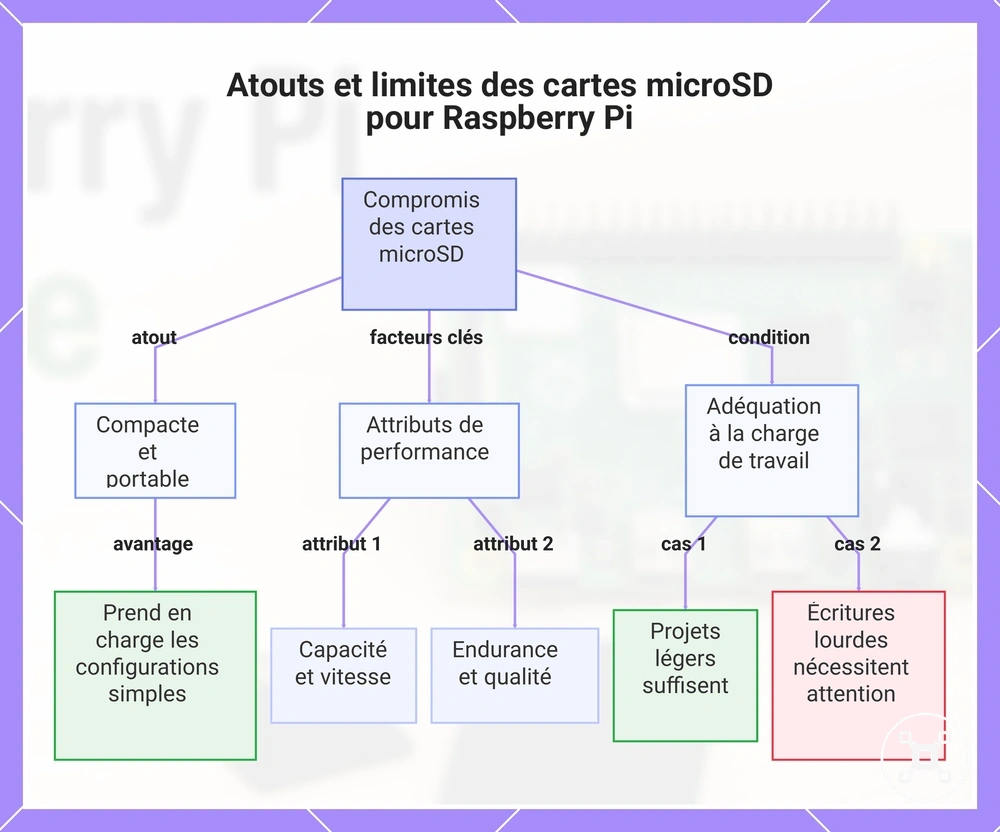 Atouts et limites des cartes microSD pour Raspberry Pi
