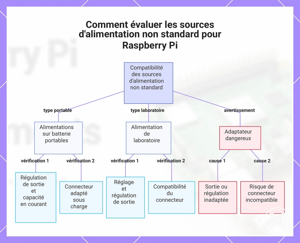 Comment évaluer les sources d'alimentation non standard pour Raspberry Pi