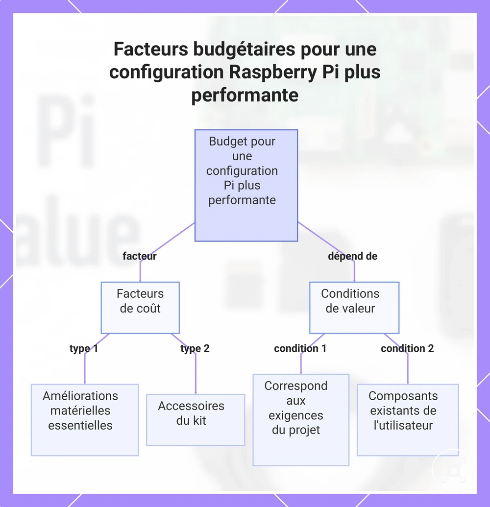 Facteurs budgétaires pour une configuration Raspberry Pi plus performante