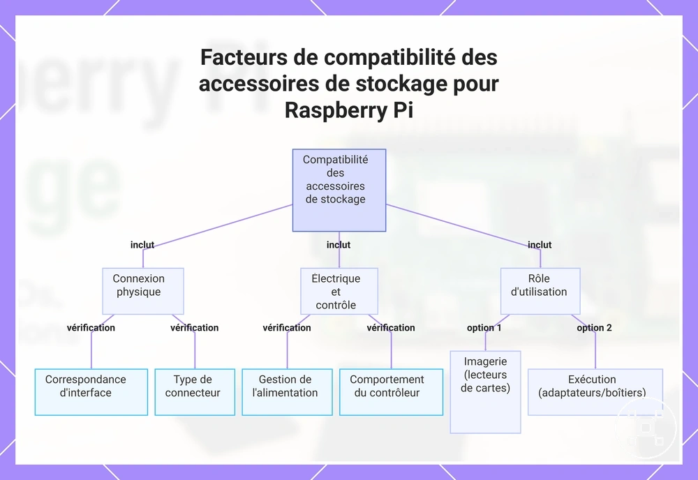 Facteurs de compatibilité des accessoires de stockage pour Raspberry Pi