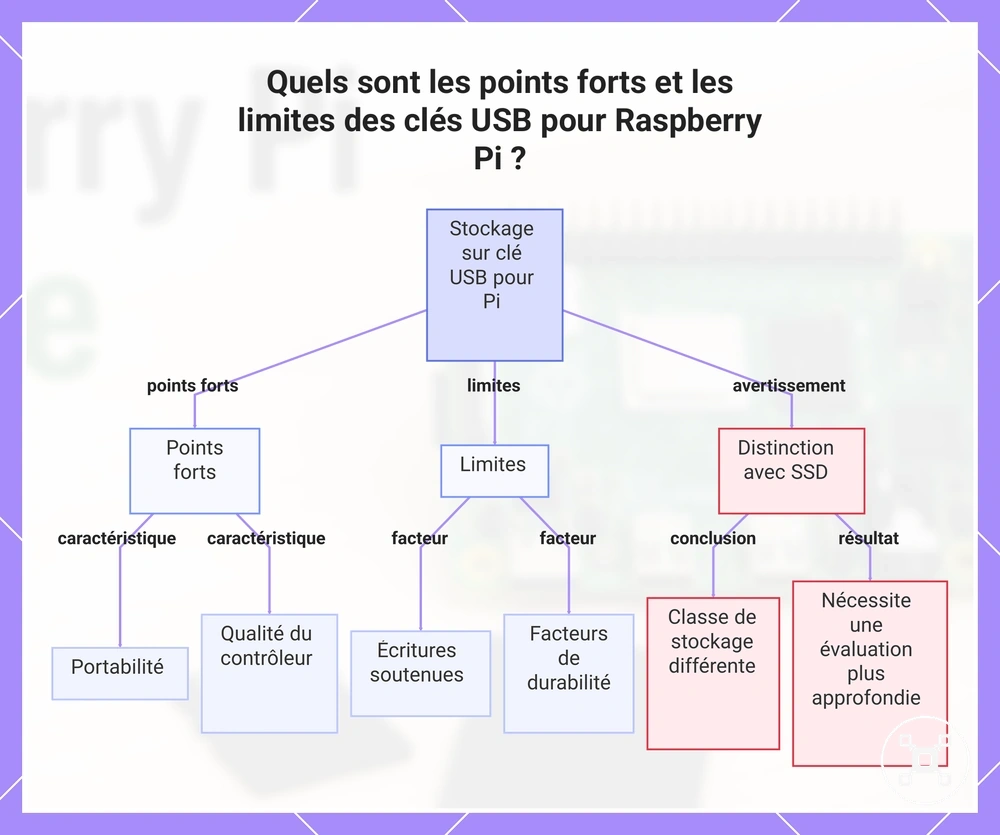 Quels sont les points forts et les limites des clés USB pour Raspberry Pi ?