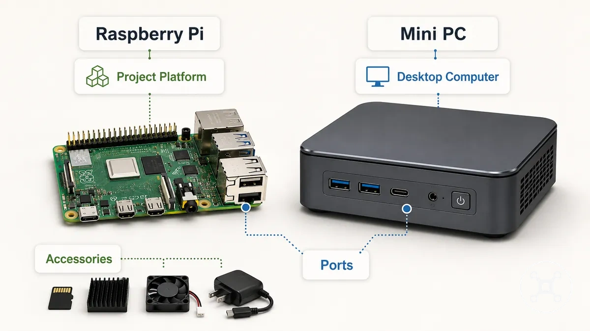 Raspberry pi vs mini pc objectif differences