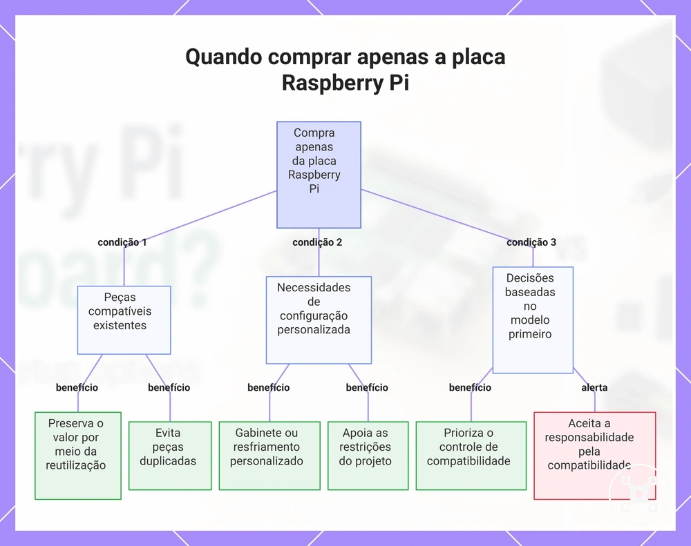 Quando comprar apenas a placa Raspberry Pi