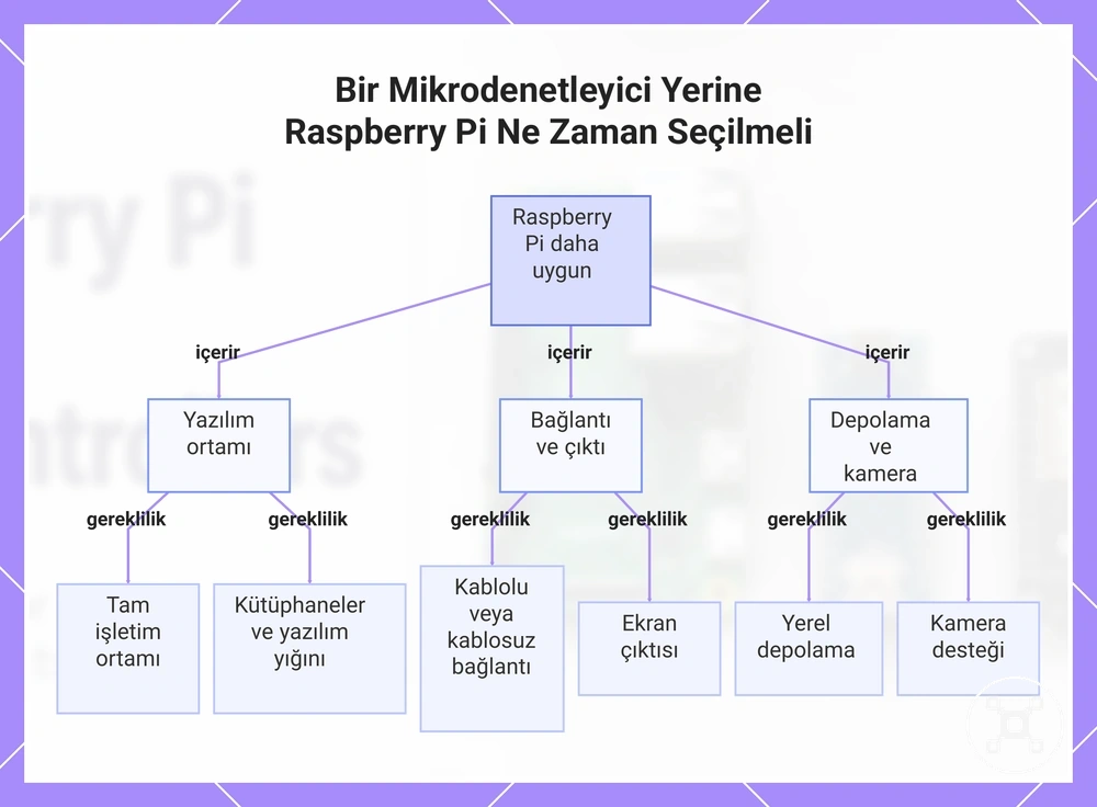 Bir Mikrodenetleyici Yerine Raspberry Pi Ne Zaman Seçilmeli