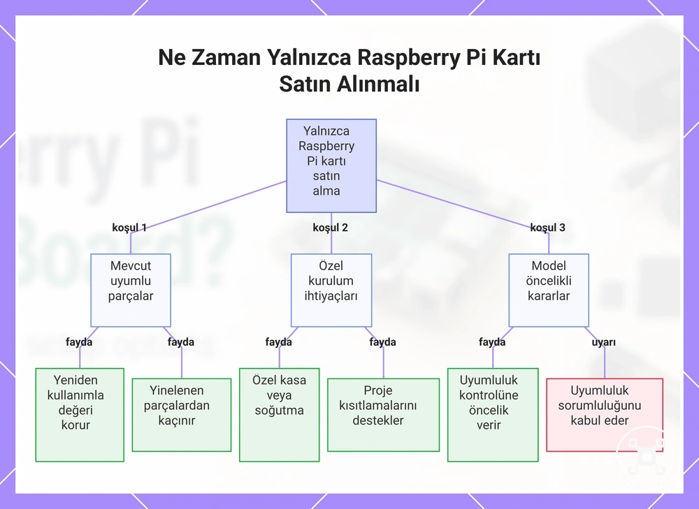 Ne Zaman Yalnızca Raspberry Pi Kartı Satın Alınmalı