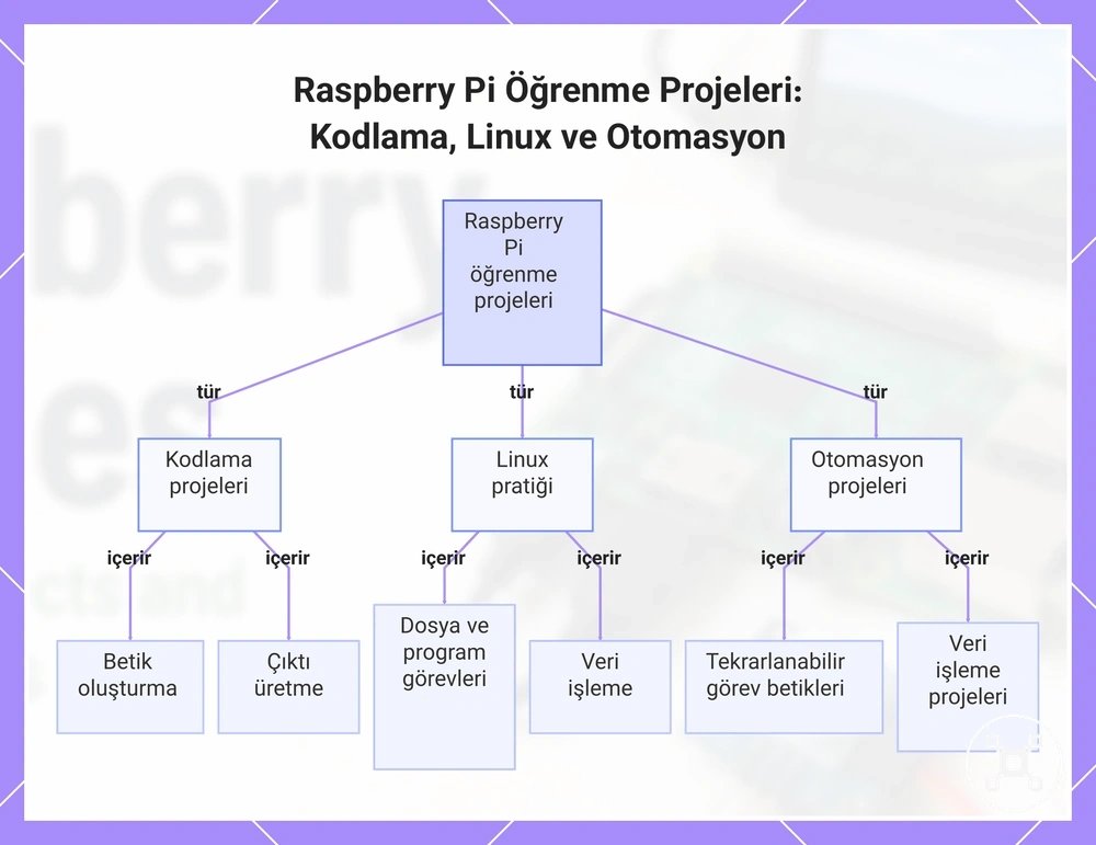 Raspberry Pi Öğrenme Projeleri: Kodlama, Linux ve Otomasyon