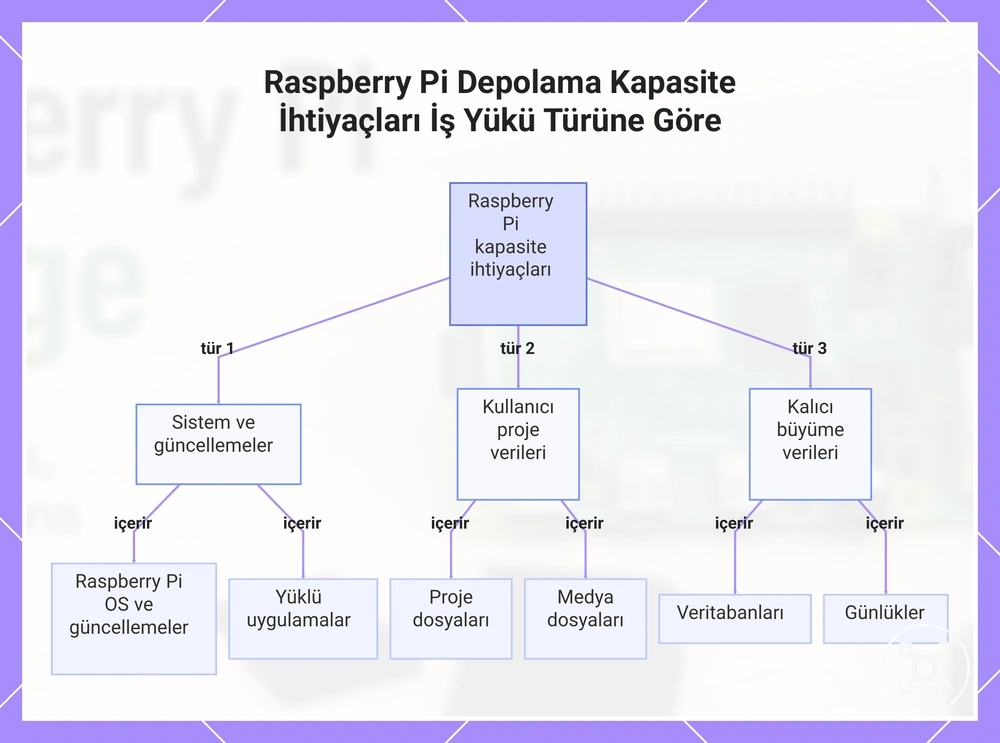 Raspberry Pi Depolama Kapasite İhtiyaçları İş Yükü Türüne Göre
