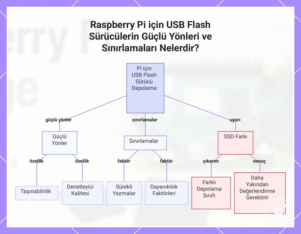 Raspberry Pi için USB Flash Sürücülerin Güçlü Yönleri ve Sınırlamaları Nelerdir?