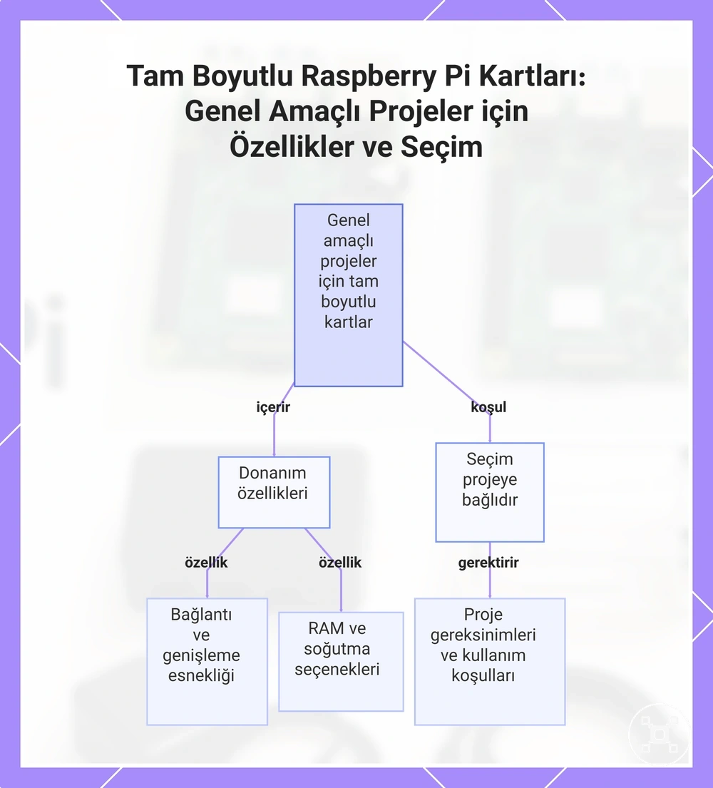 Tam Boyutlu Raspberry Pi Kartları: Genel Amaçlı Projeler için Özellikler ve Seçim