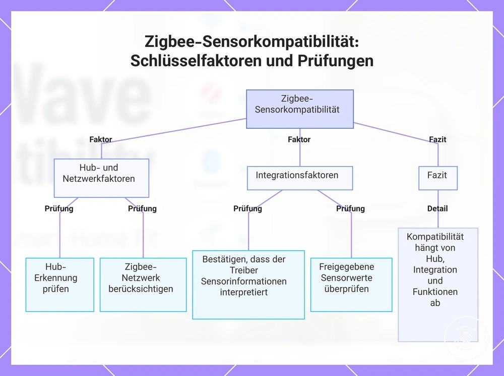 Zigbee-Sensorkompatibilität: Schlüsselfaktoren und Prüfungen