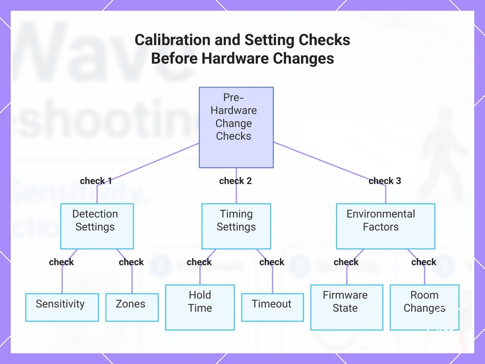 Calibration and Setting Checks Before Hardware Changes