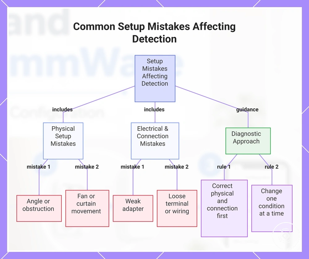 Common Setup Mistakes Affecting Detection