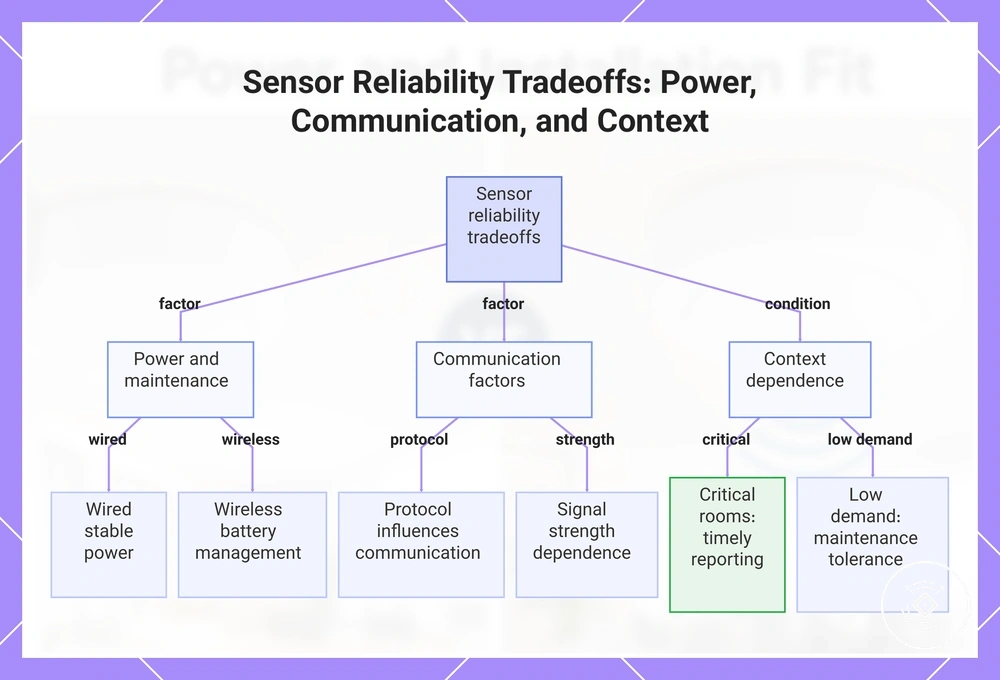 Sensor Reliability Tradeoffs: Power, Communication, and Context