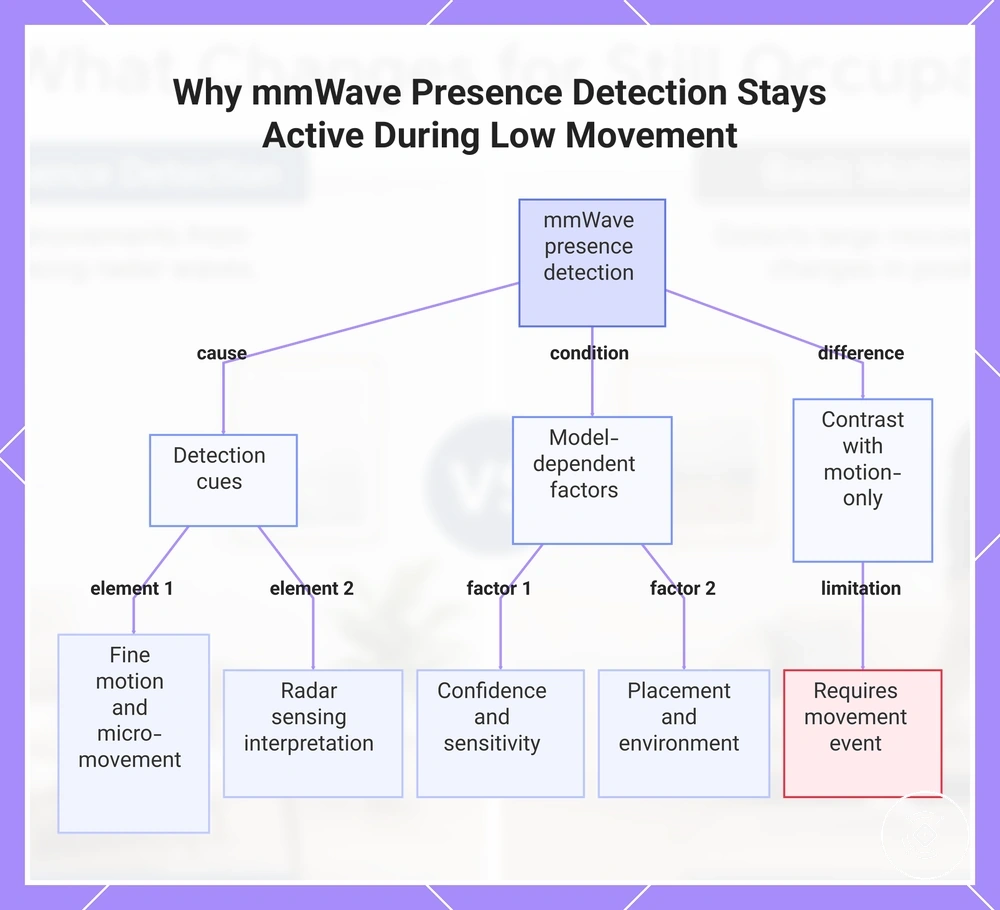 Why mmWave Presence Detection Stays Active During Low Movement
