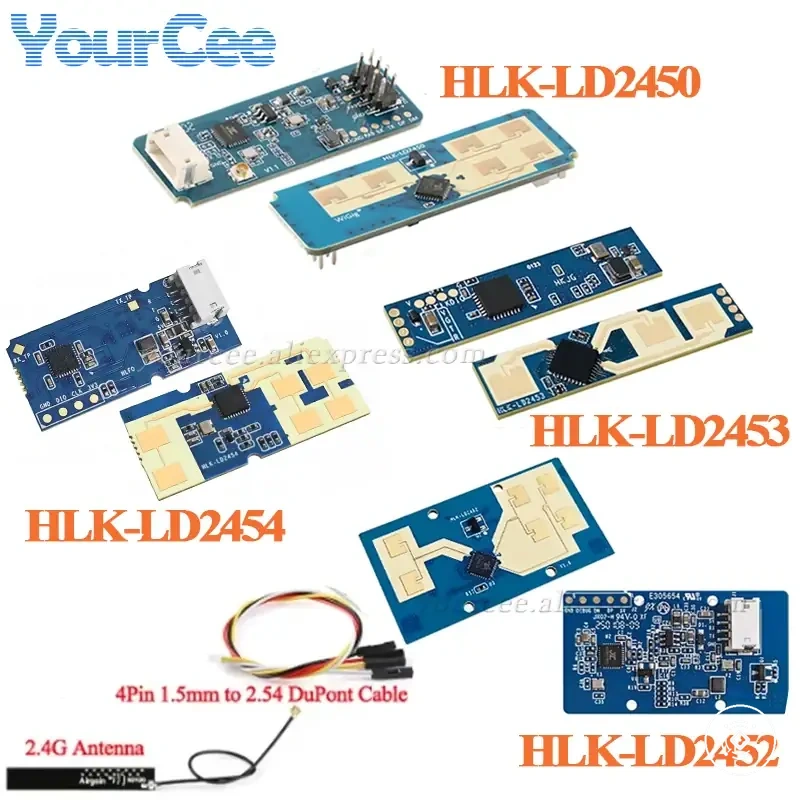 Module capteur radar mmWave 24G LD2450 pour suivi du mouvement du corps humain
