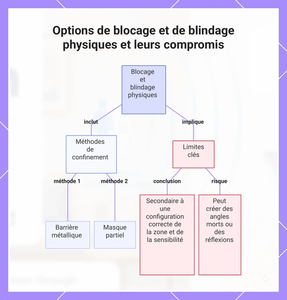 Options de blocage et de blindage physiques et leurs compromis