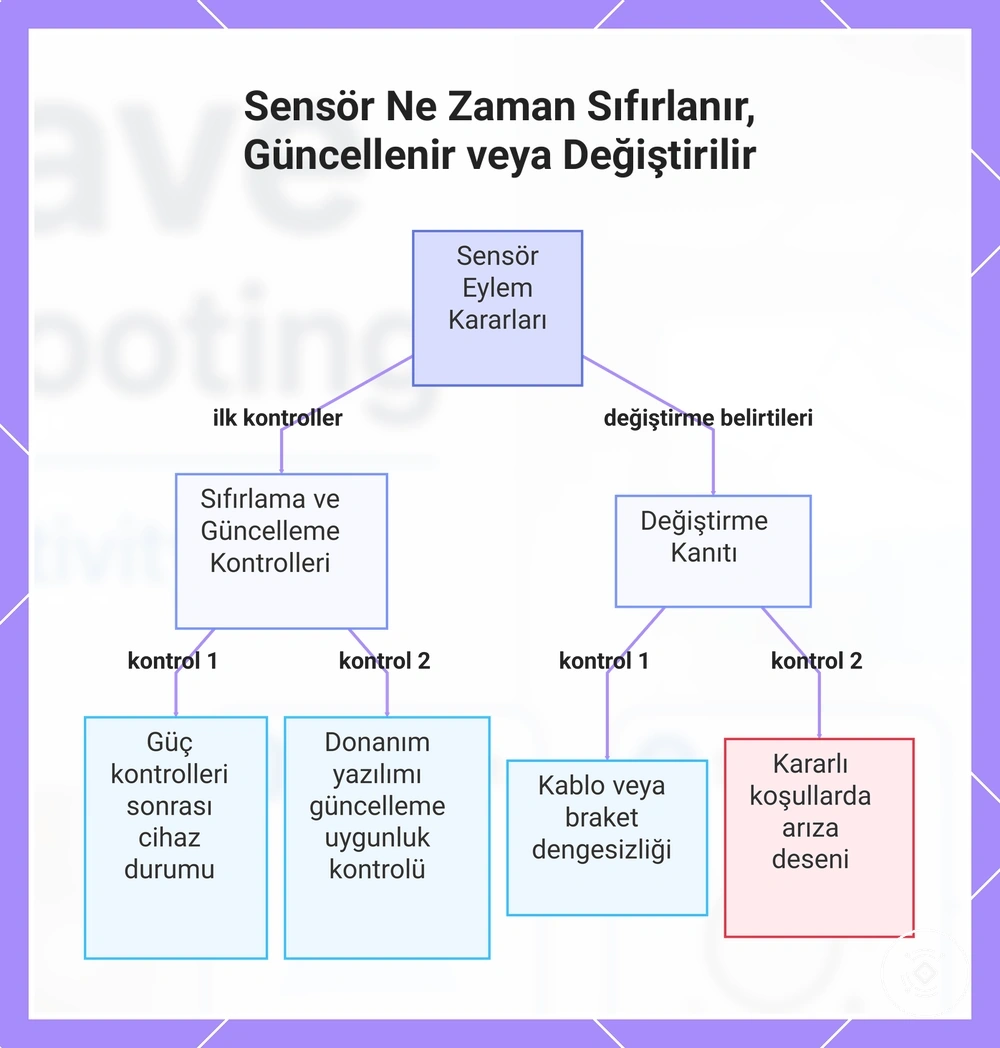 Sensör Ne Zaman Sıfırlanır, Güncellenir veya Değiştirilir