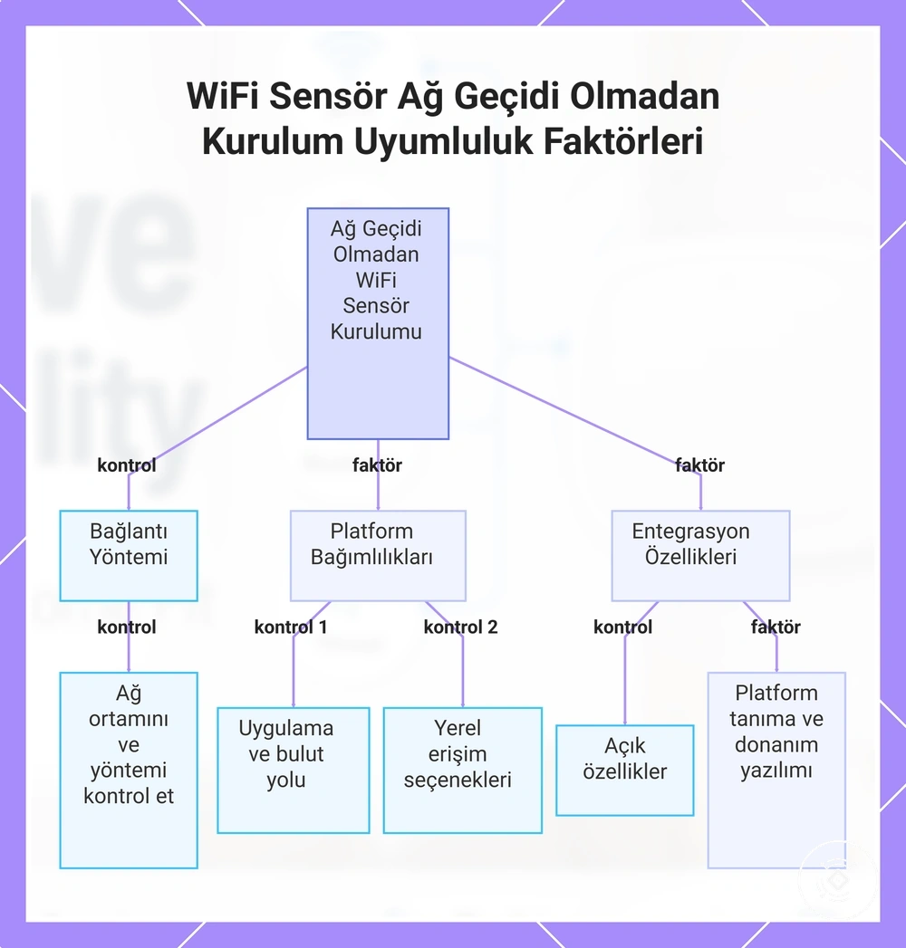 WiFi Sensör Ağ Geçidi Olmadan Kurulum Uyumluluk Faktörleri