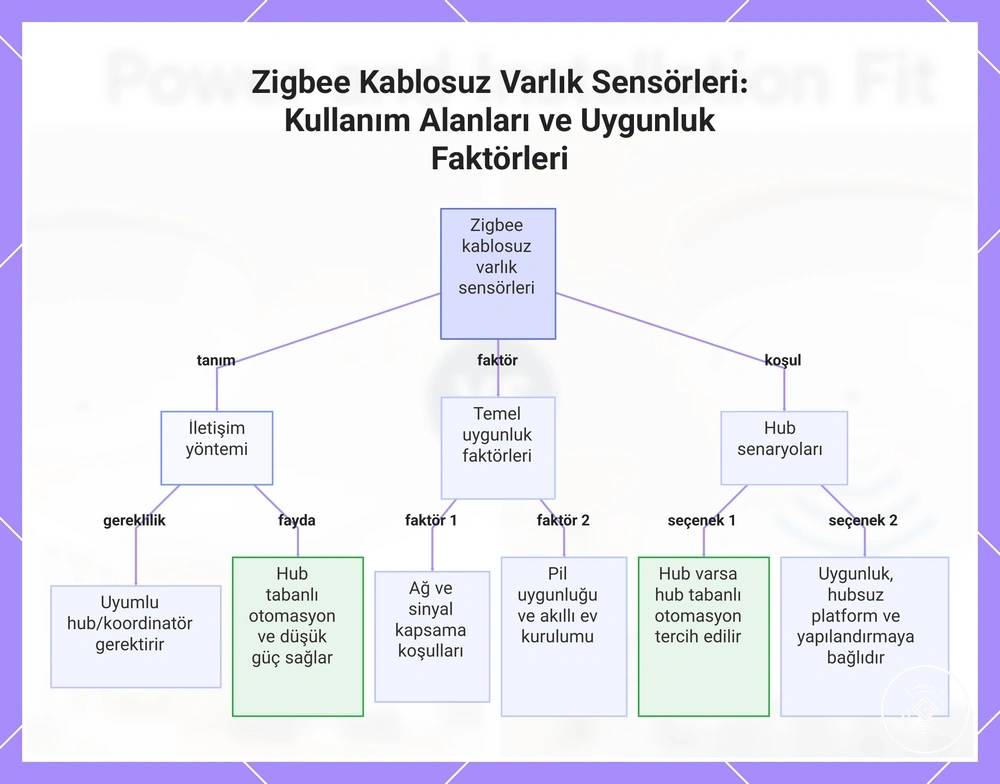 Zigbee Kablosuz Varlık Sensörleri: Kullanım Alanları ve Uygunluk Faktörleri
