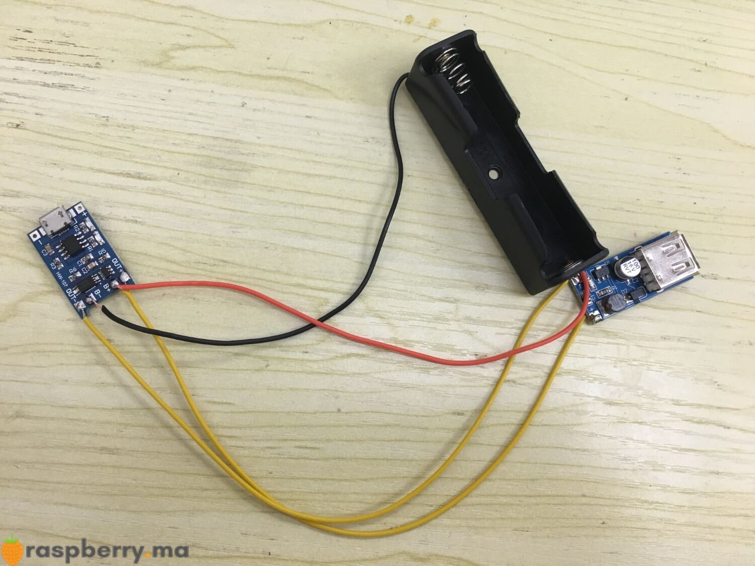 Kit chargeur de batterie USB 5V 1A - Raspberry Pi Maroc