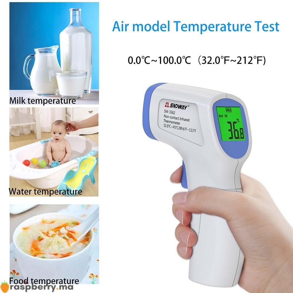 Thermomètre infrarouge de -35 °C à +450 °C CA 1860